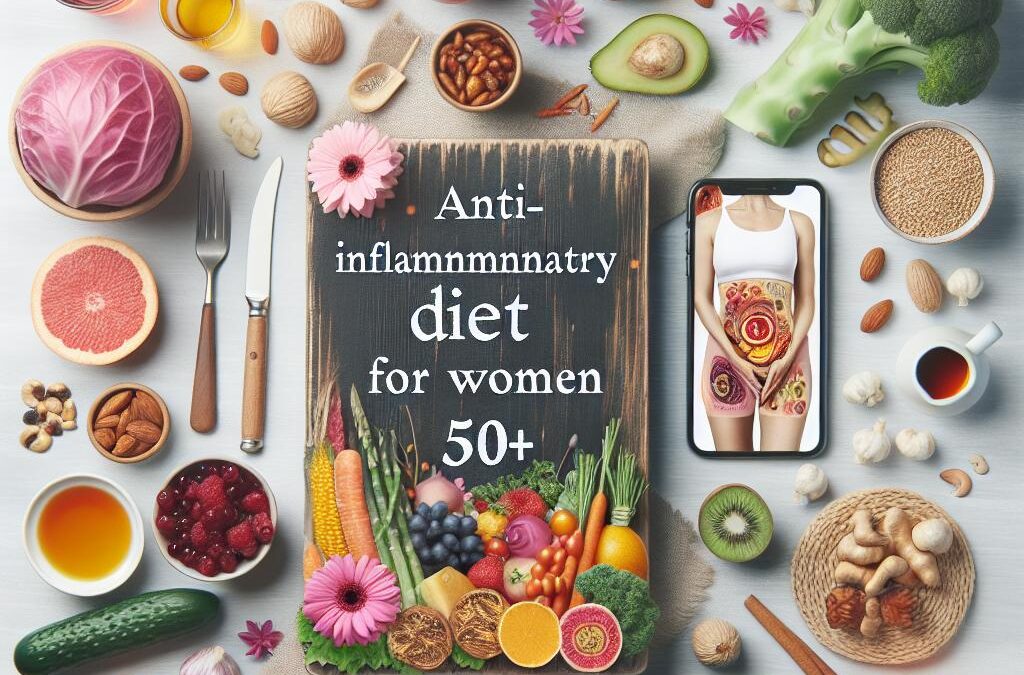 alimentação anti-inflamatória para mulheres 50+