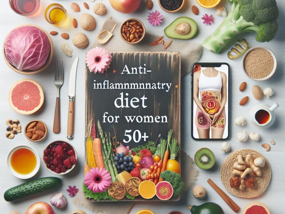 alimentação anti-inflamatória para mulheres 50+