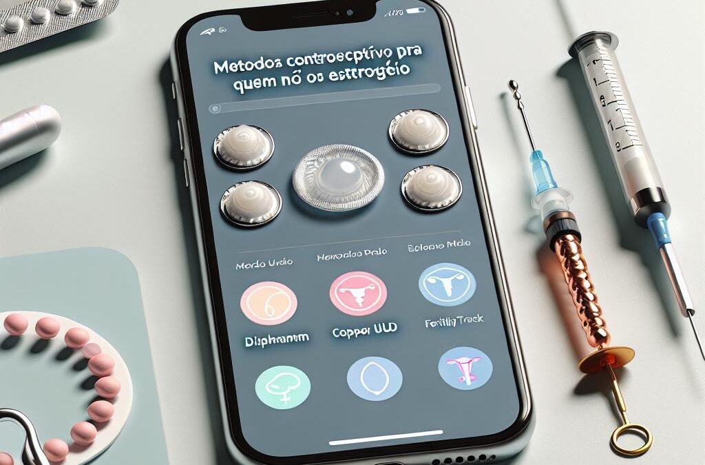 métodos contraceptivos sem estrogênio